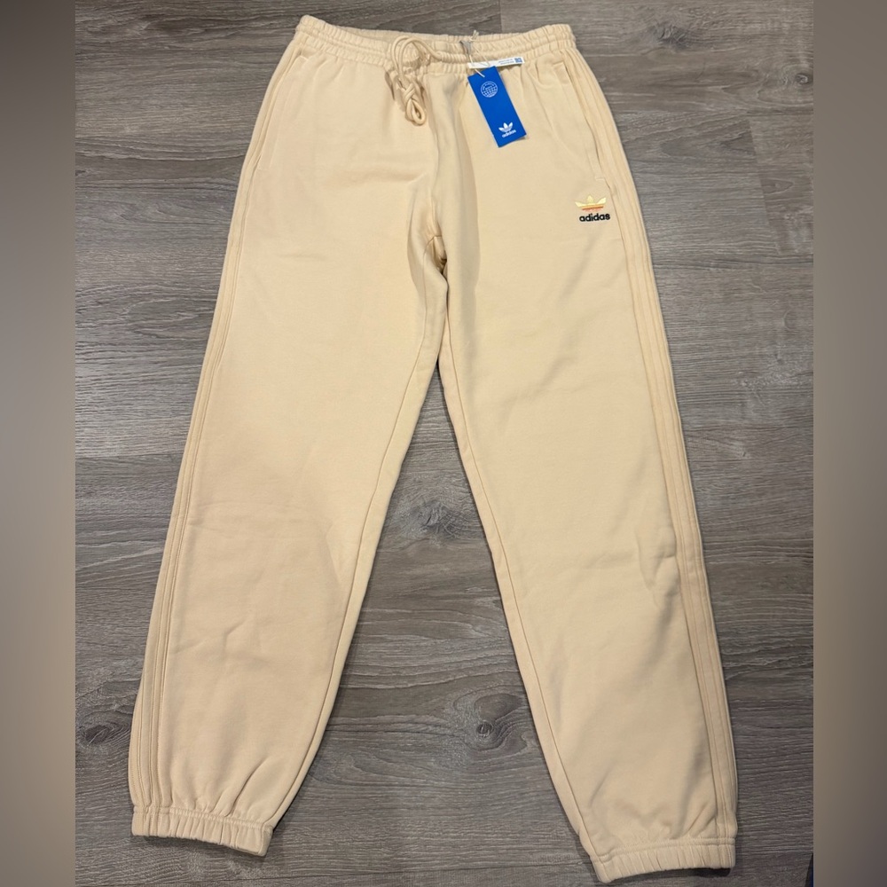Adidas Beige Jogger Pants - Picture 4 of 10
